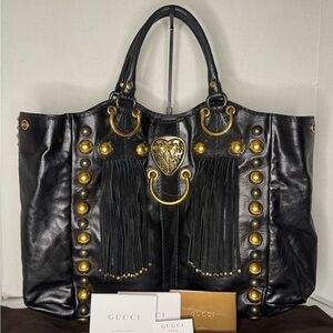 Gucci Black and Gold Women's Bag